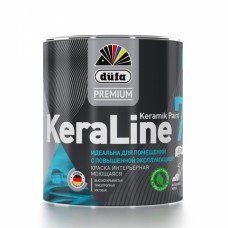 Водоэмульсионная краска "Dufa Premium KeraLine Paint 7" глубокоматовая, белая, 2,5л