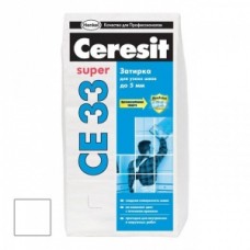 Затирка "Ceresit" CE-33 - белая, 2кг